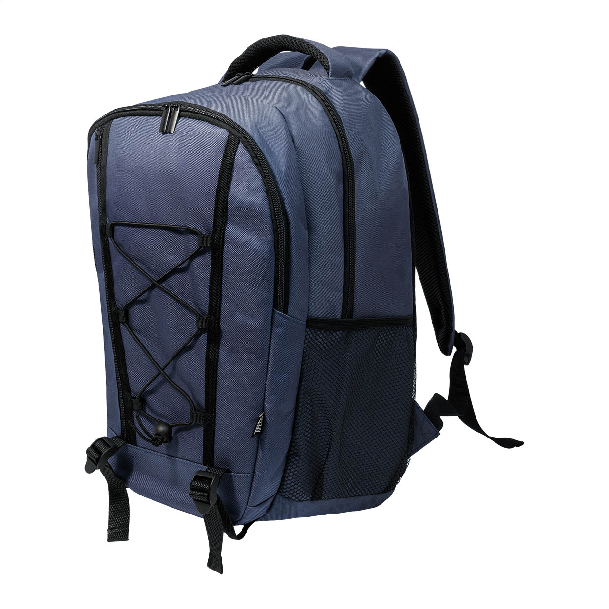 Honnold outdoor rugzak van 600D RPET met 15" laptopvak en logo