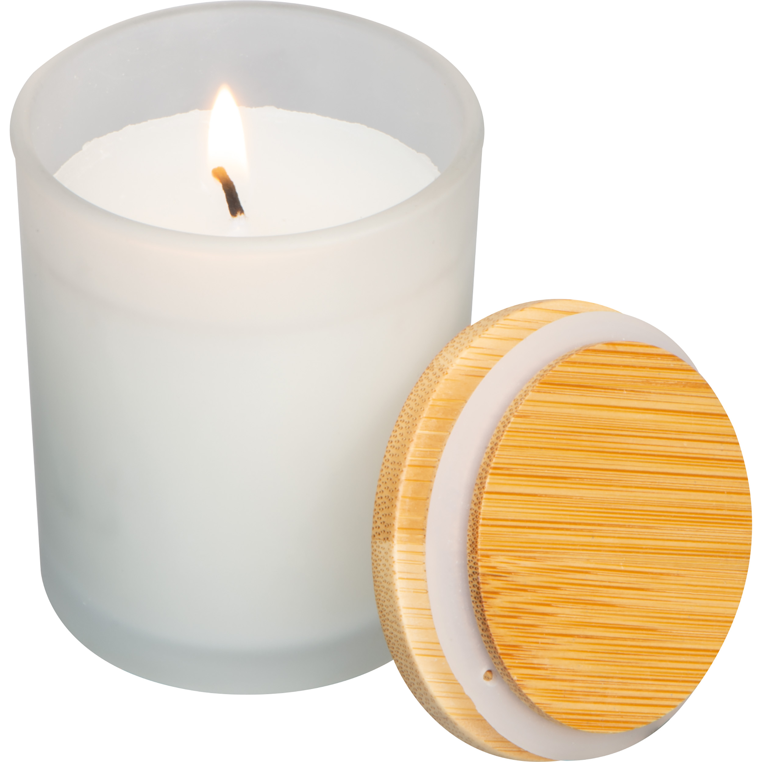 Frosted Bamboo Kaars - Ledeberg