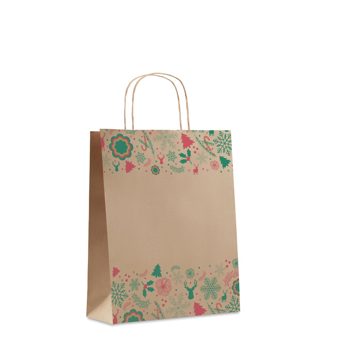 Kerstcadeaupapierzak Medium - Aarschot