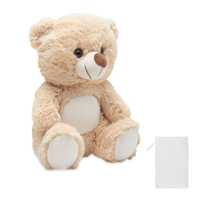 Grote Teddybeer van RPET-fleece - Diepenbeek