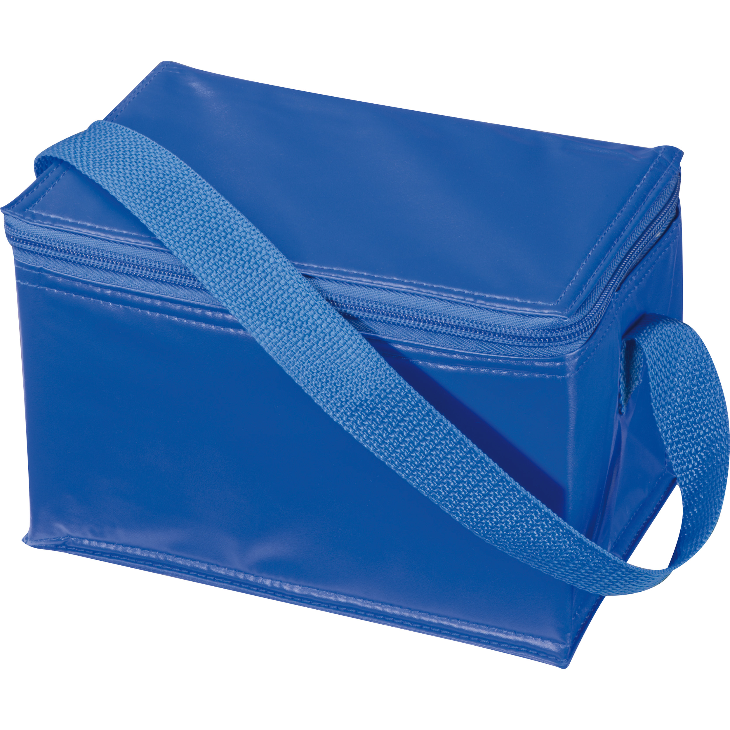 Mini polyester koeltas voor 6 blikjes - Hamme