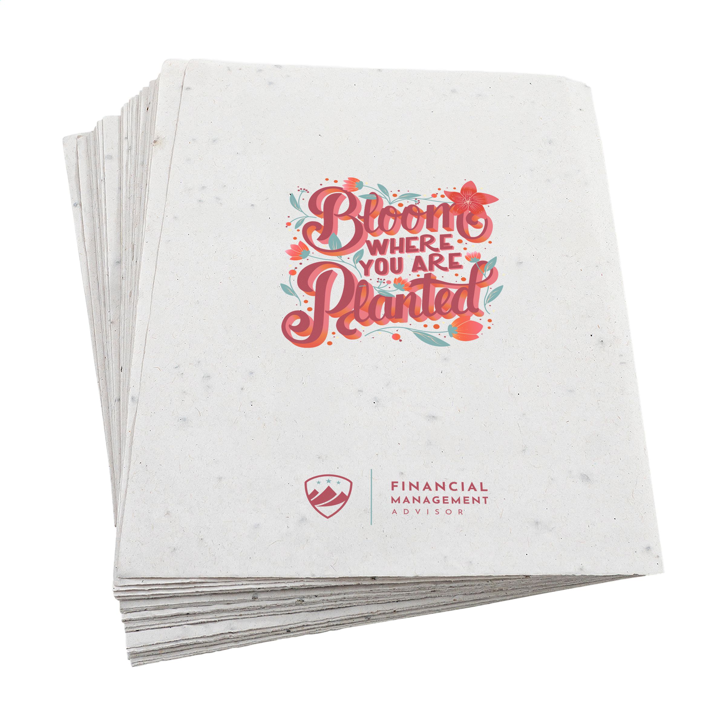 Flower Seed Paper Plantlet - Hechtel-Eksel