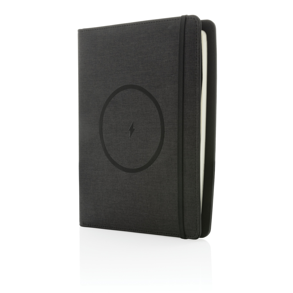 Stijlvolle Draadloze Oplaadnotitieboek Met Powerbank - Essen