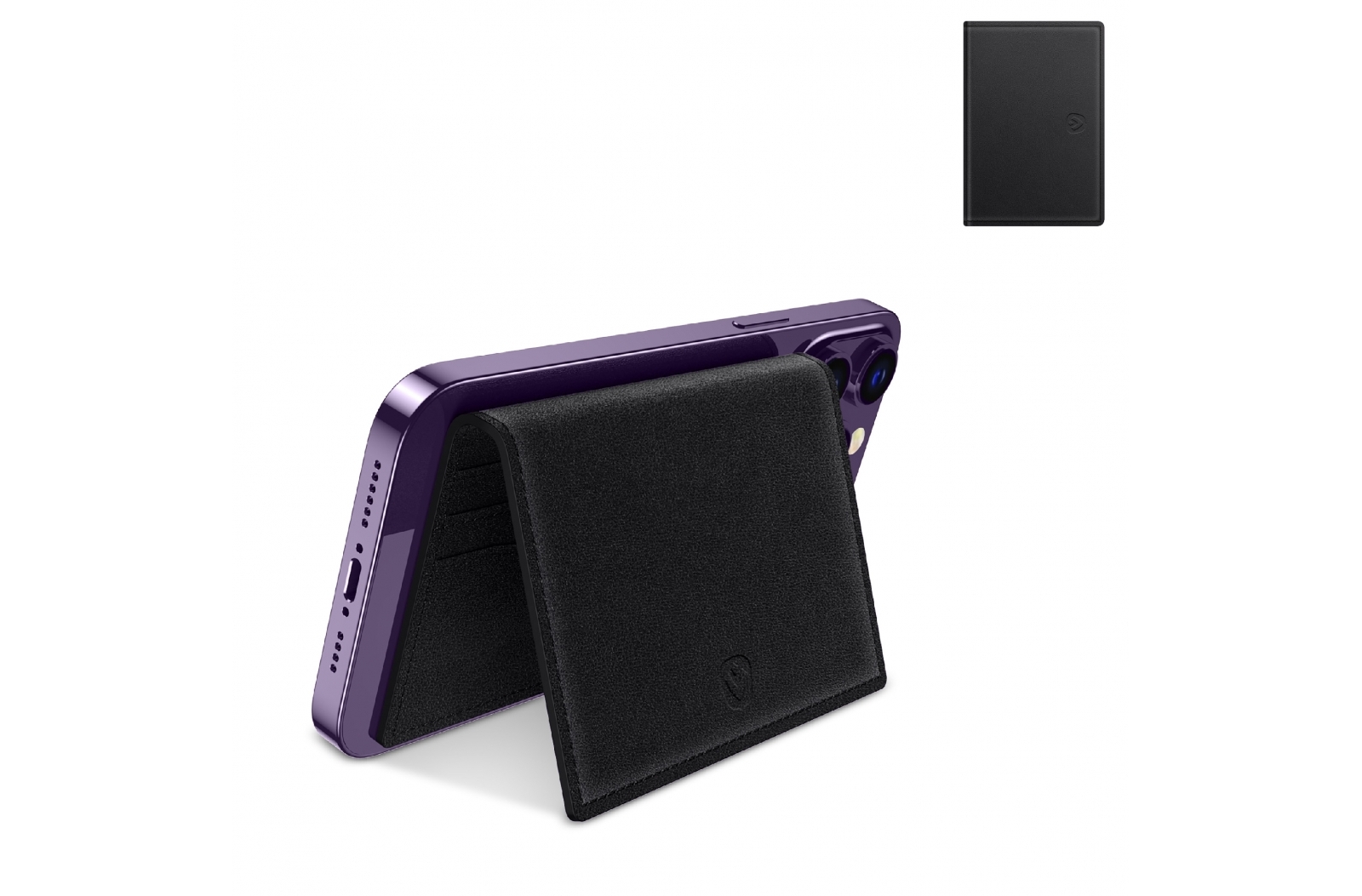 Magnetische Leren Kaartenhouder - Willebroek