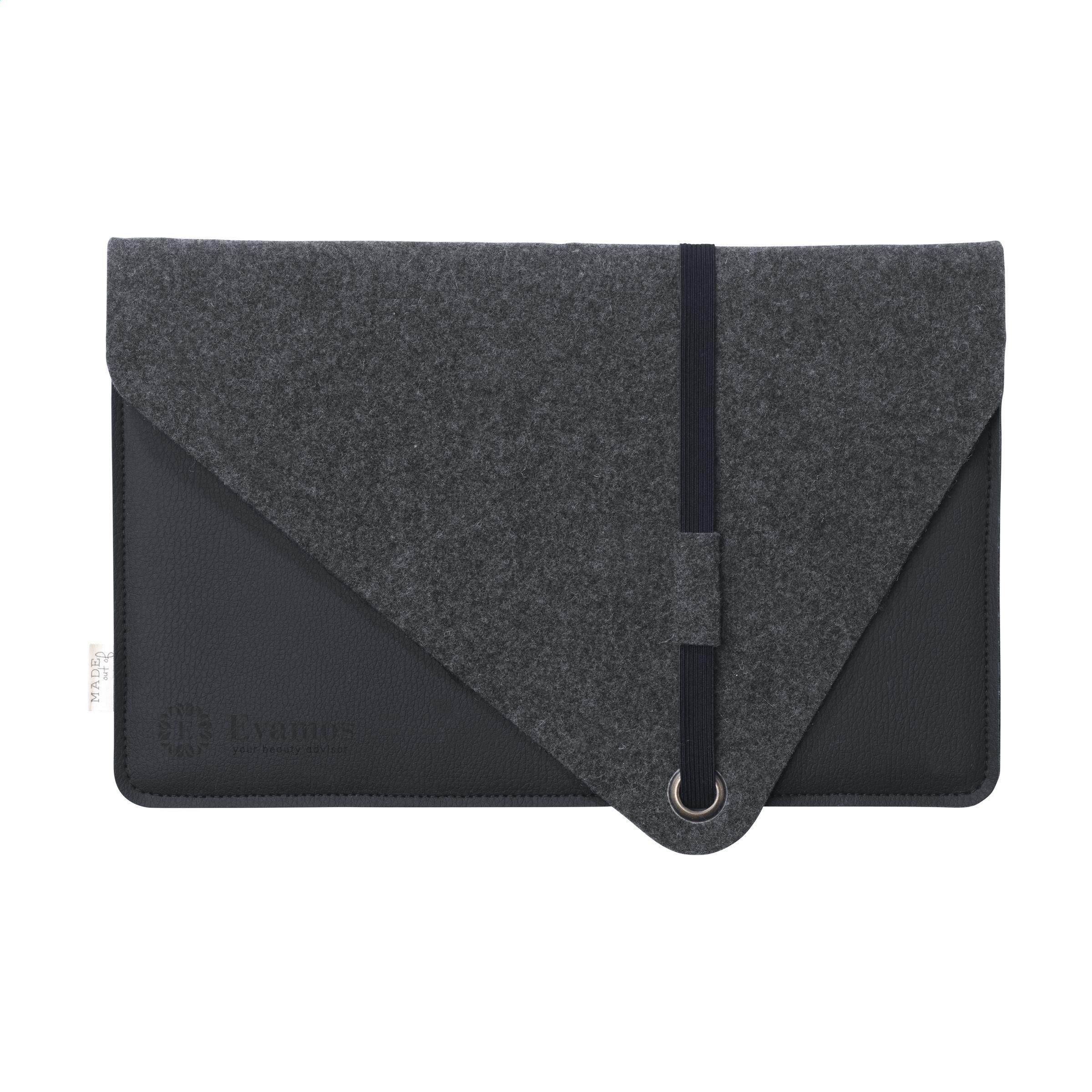 Recycled Felt en Apple Leather Laptop Sleeve 14"