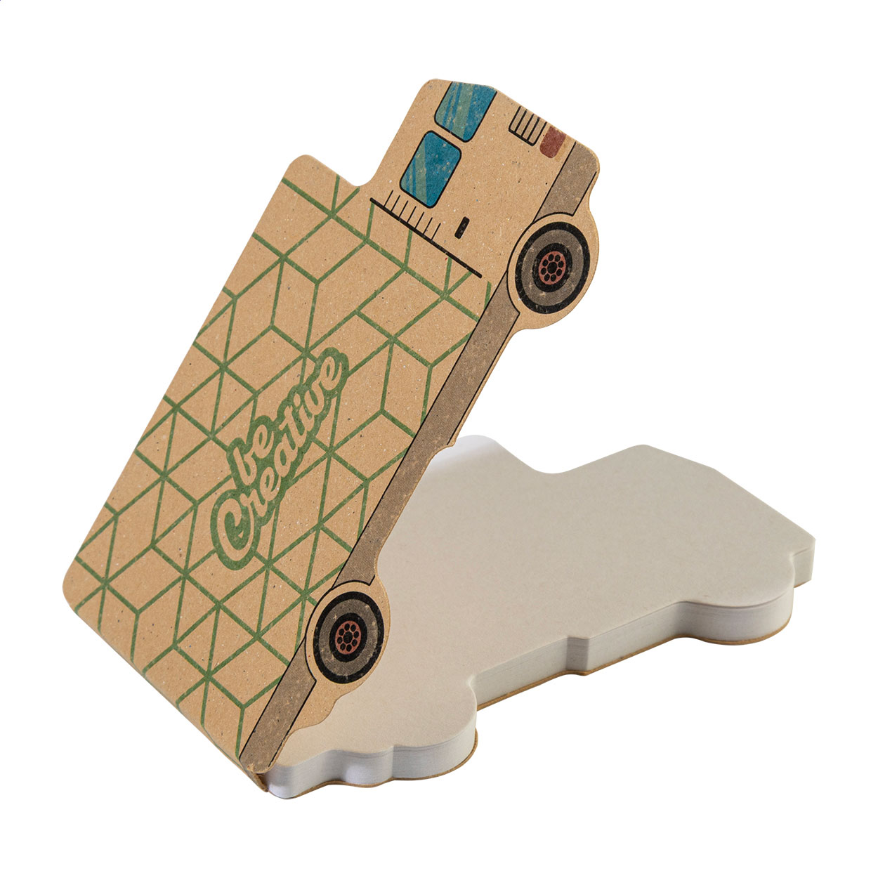 EcoVrachtwagen Notitieblok - Hoeselt bedrukken met logo