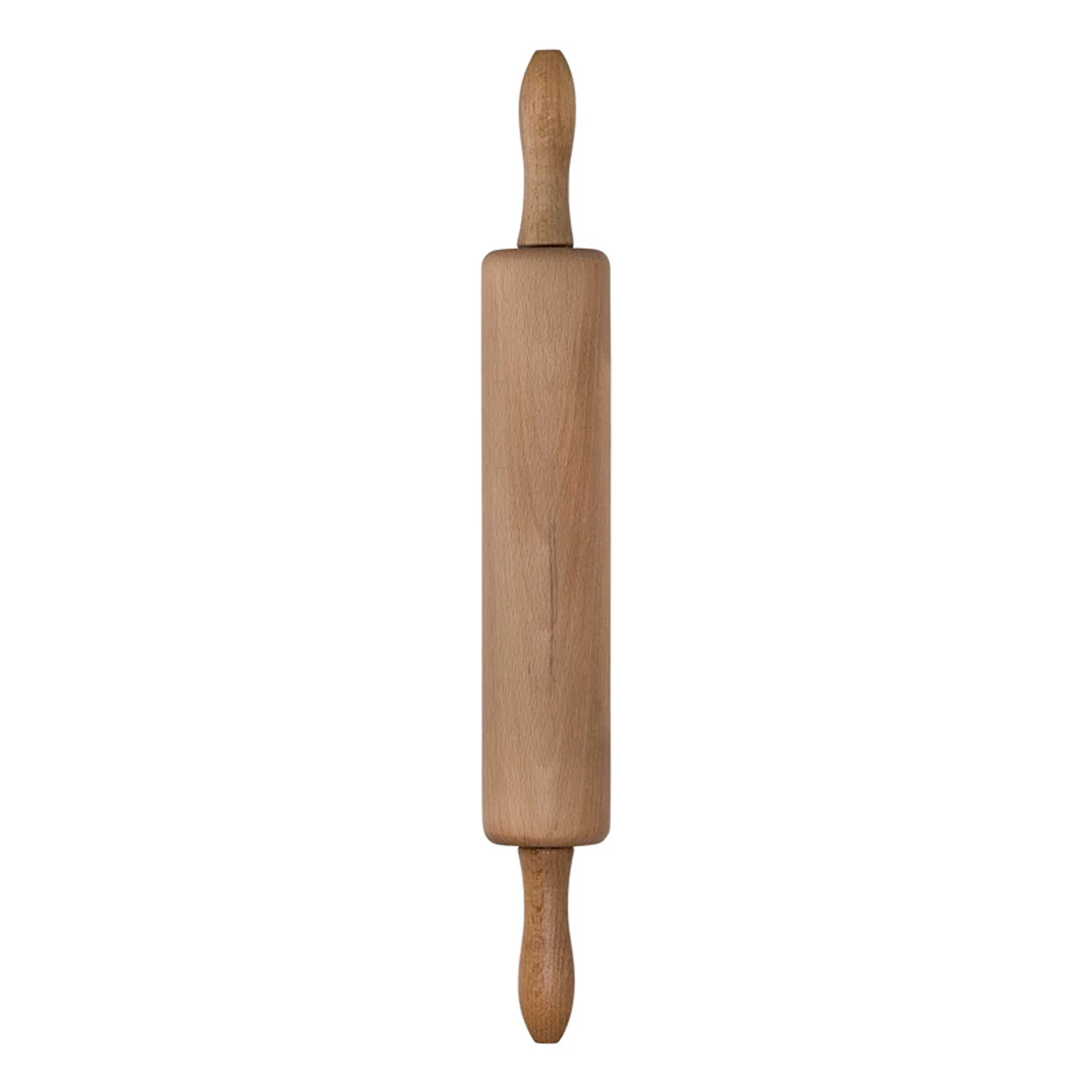 Dough roller rotating handles beech 42x6 cm