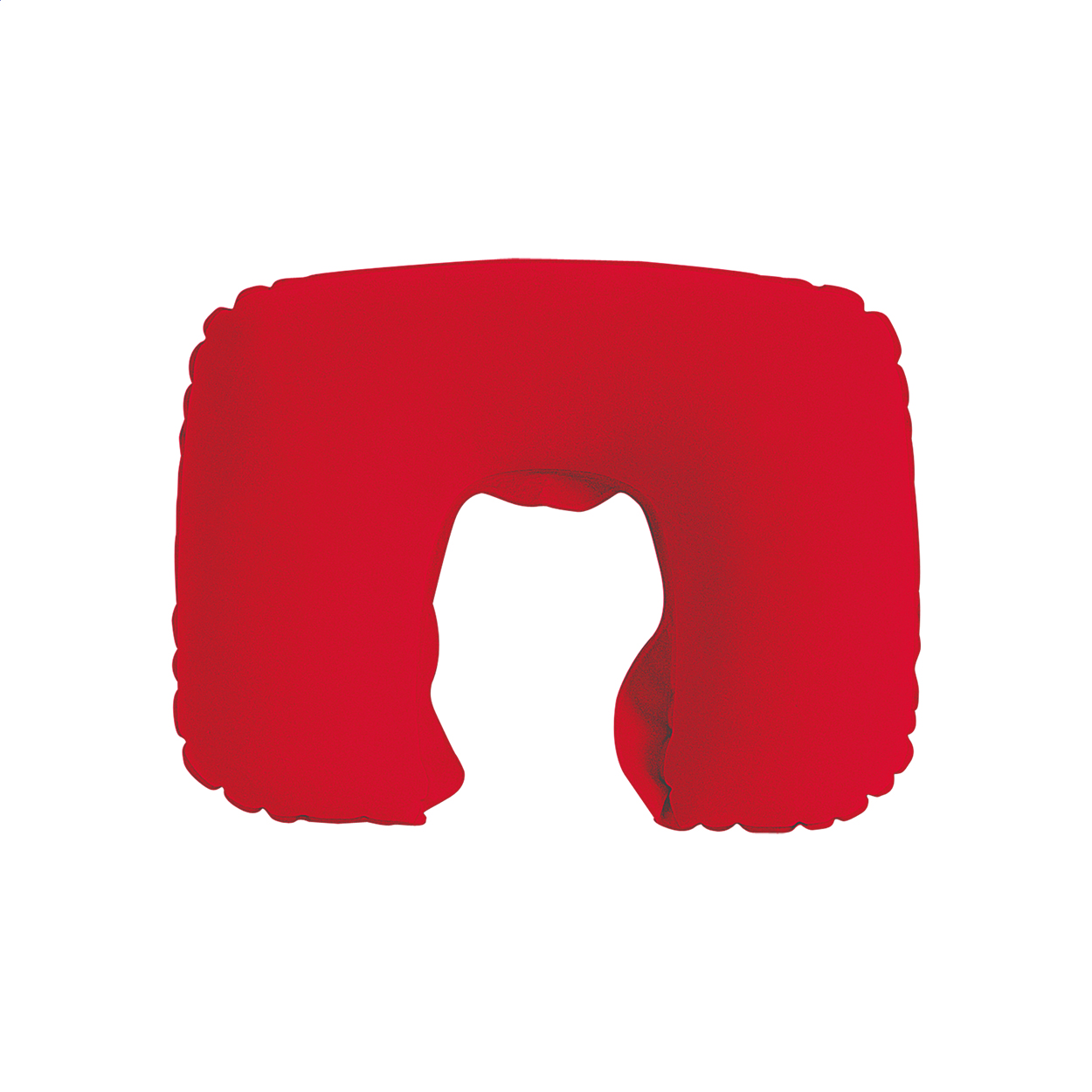 Inflight opblaasbaar reiskussen van microvezel met uw logo bedrukken met logo