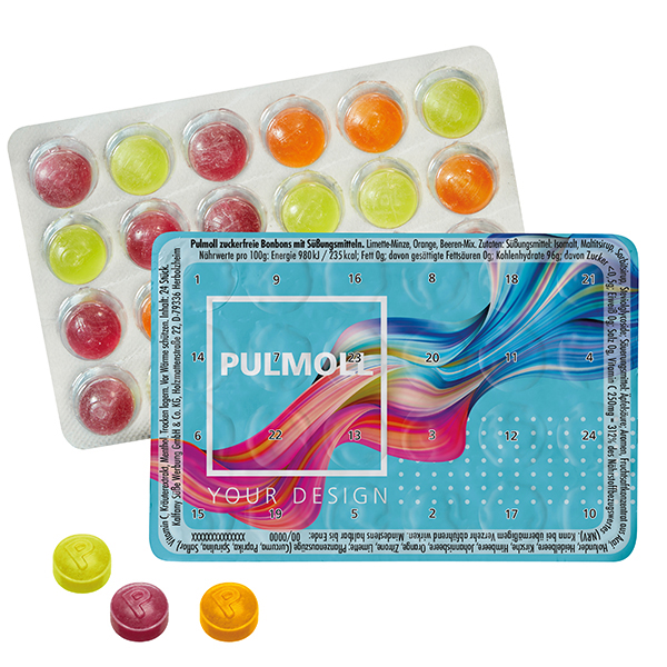 Kleinste Evenement / Advent Kalender met Pulmoll - Gistel bedrukken met logo
