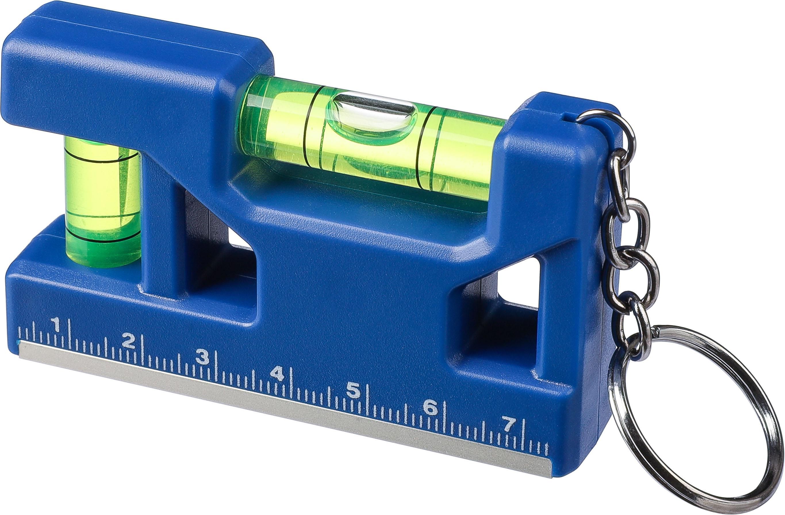 Recycled ABS waterpas sleutelhanger - Leopoldsburg