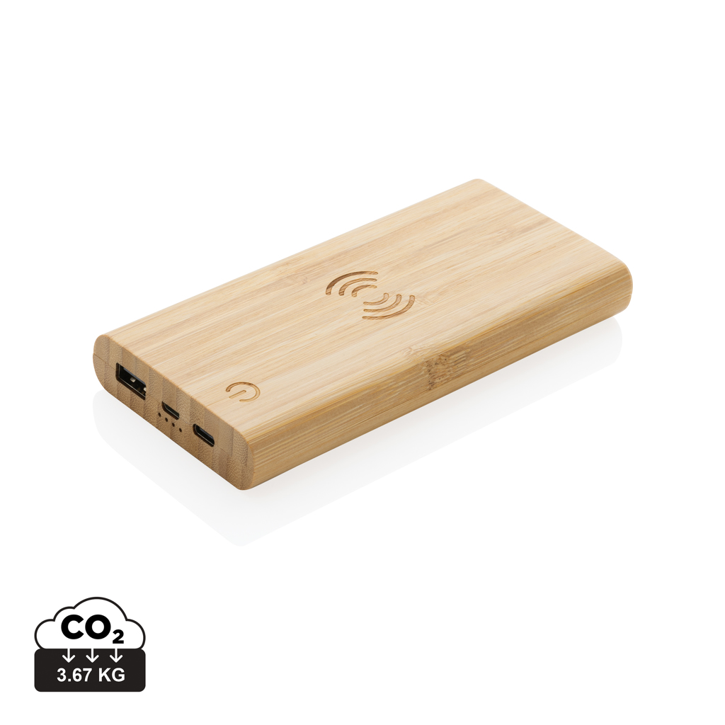 Bamboo Draadloze Oplader 8000 mAh - Ingelmunster