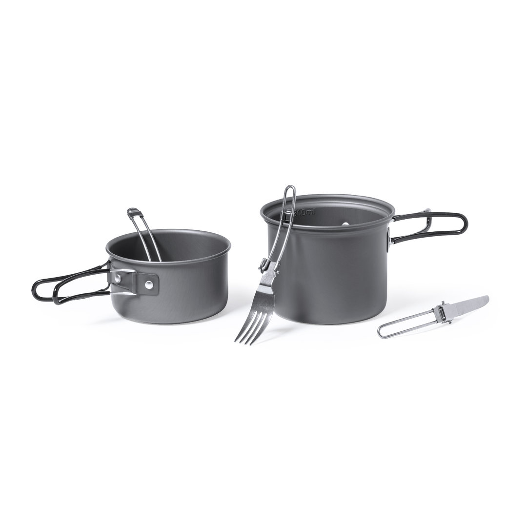 Kampeer Keukengerei Set - Kruisem