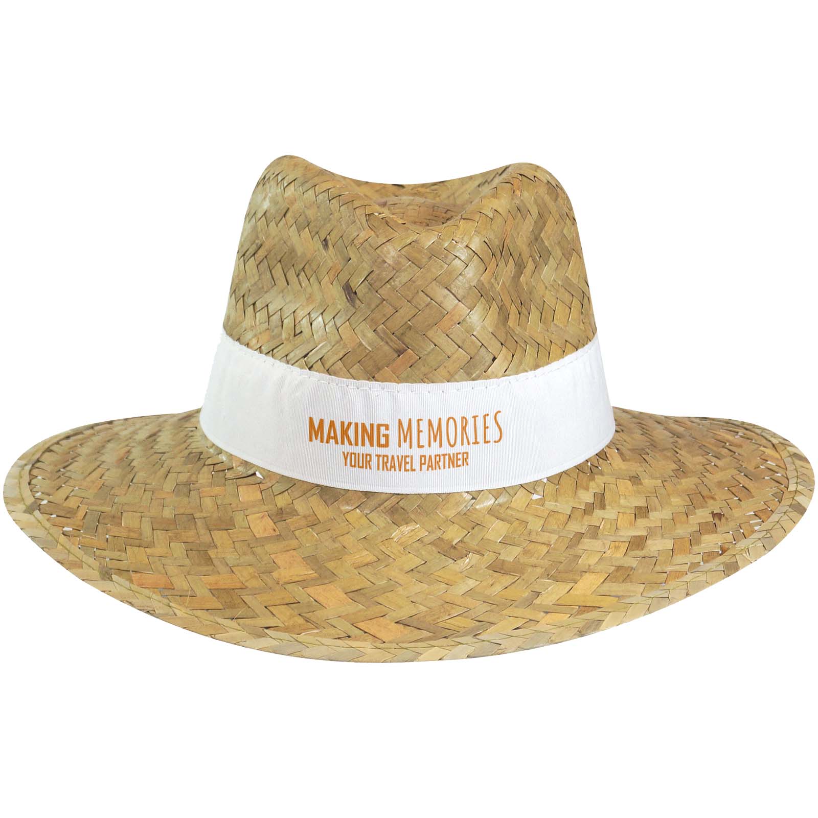 Gouden Elegantie Panama Hoed - Brakel