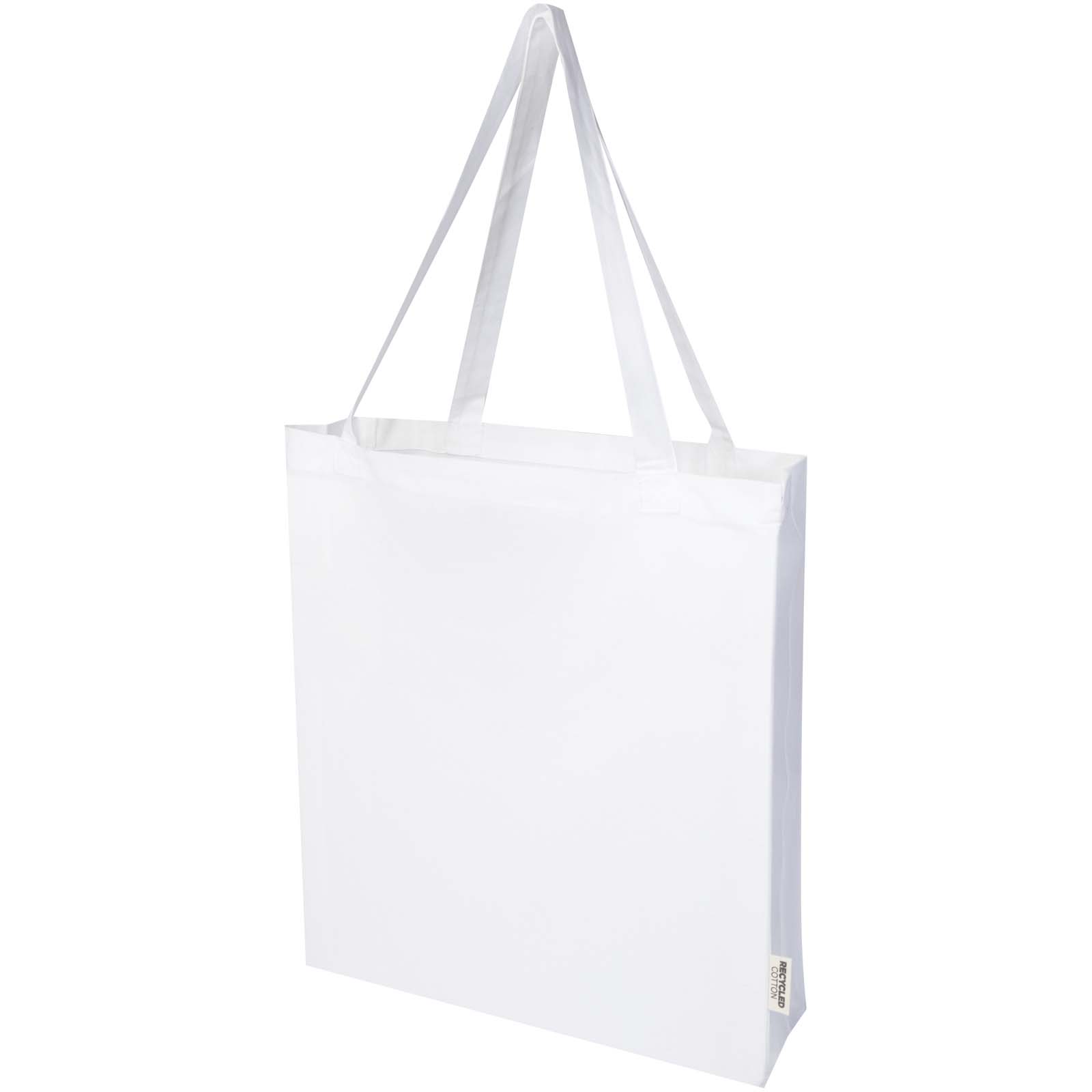 Sac shopping à soufflets Madras en coton recyclé 140 g/m² certifié GRS
