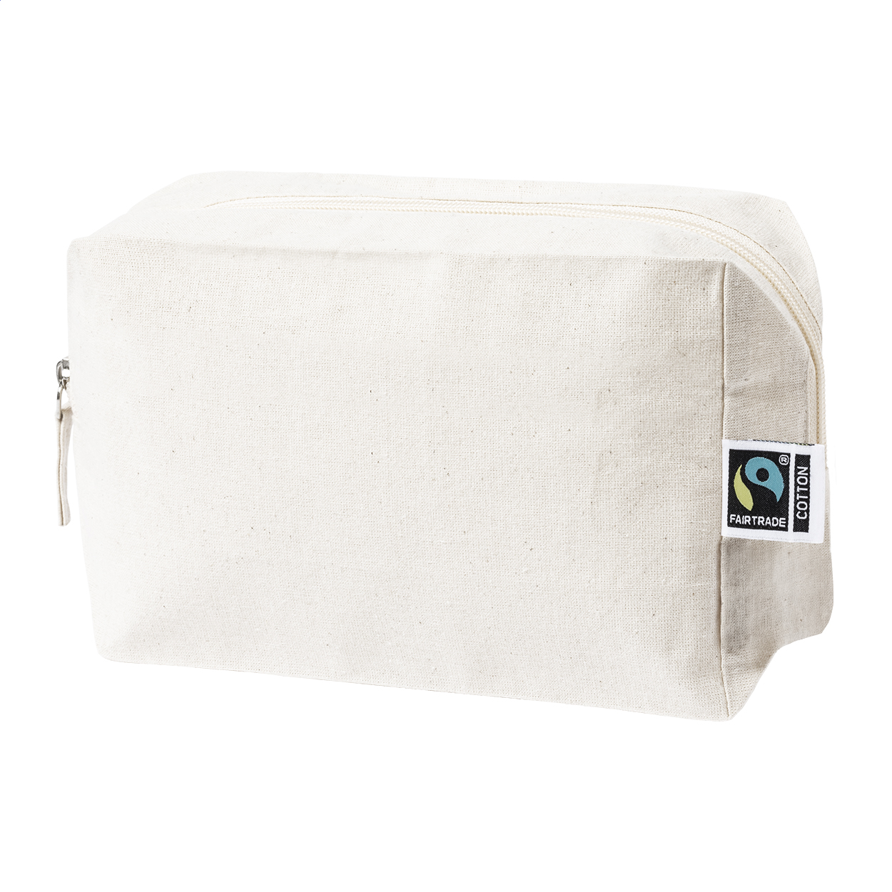 Ferbyss Plus Fairtrade katoenen toilettas 180 g/m² met logo