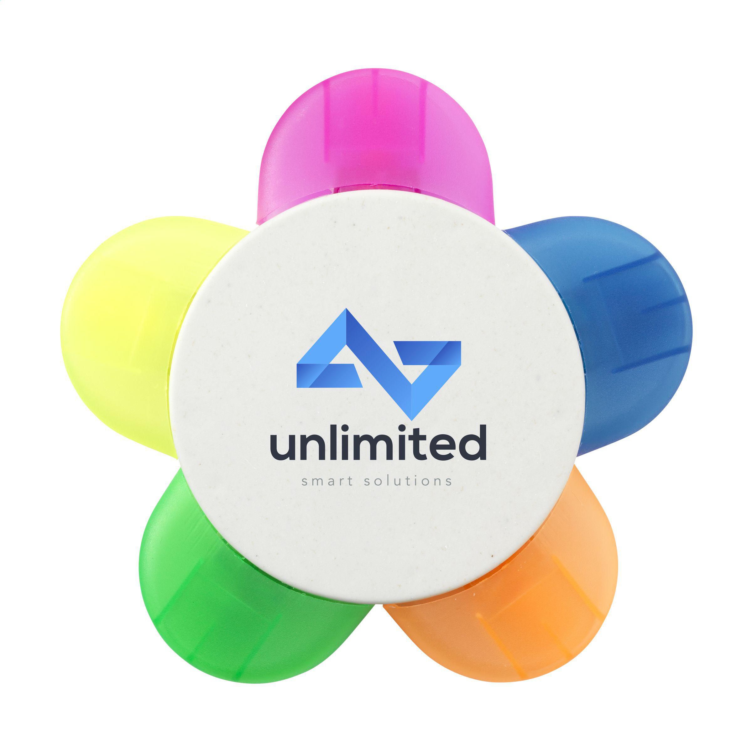 Bloom-recycled markeerstift op melkpak